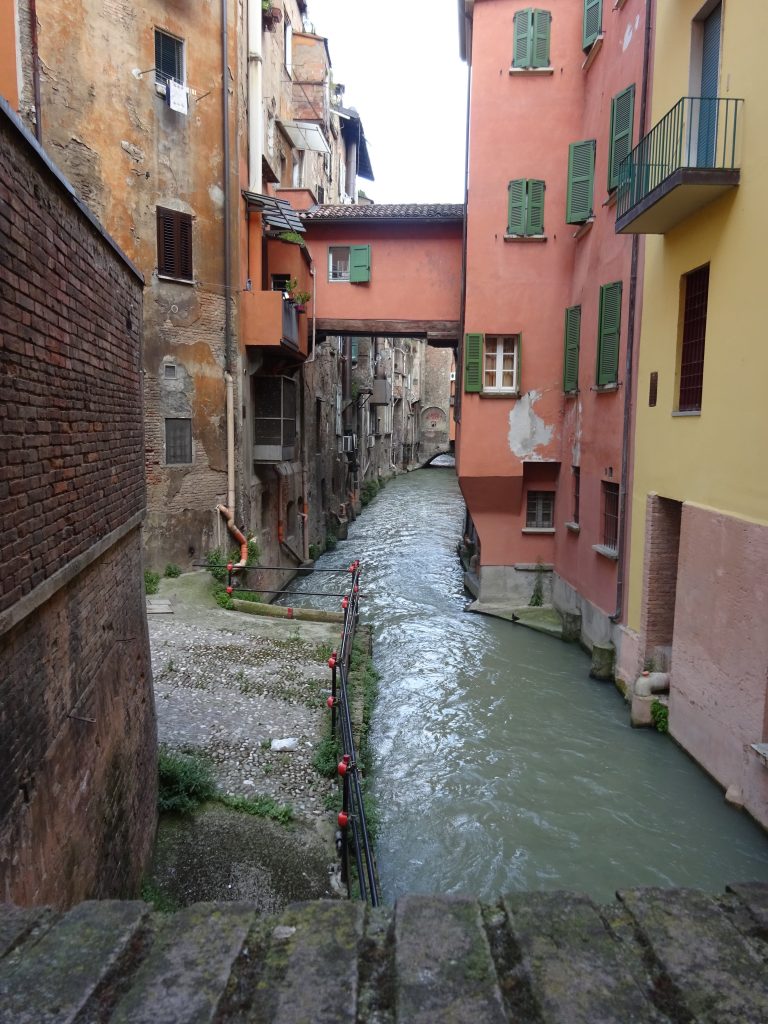 Secret canal of Bologna
